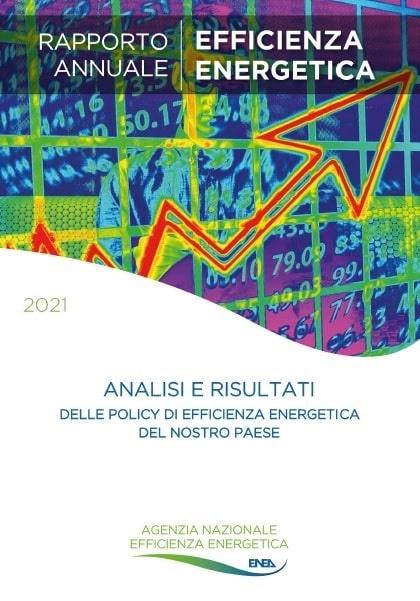 Immagine di copertina del Rapporto Annuale sull'Efficienza Energetica 2021