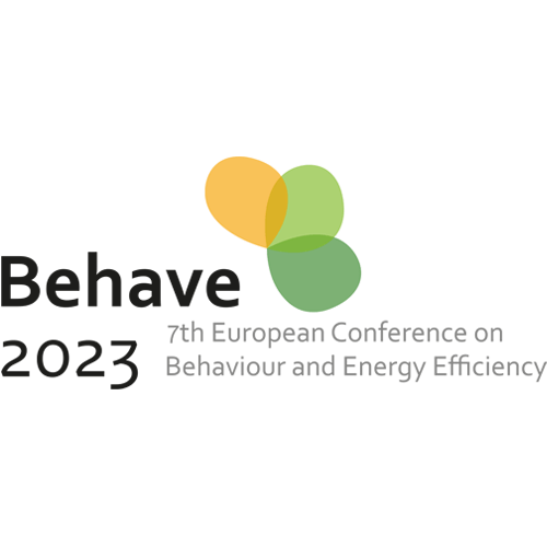 Il logo di BEHAVE 2023 con la scritta 7th European Conference on Behaviour and Energy Efficiency