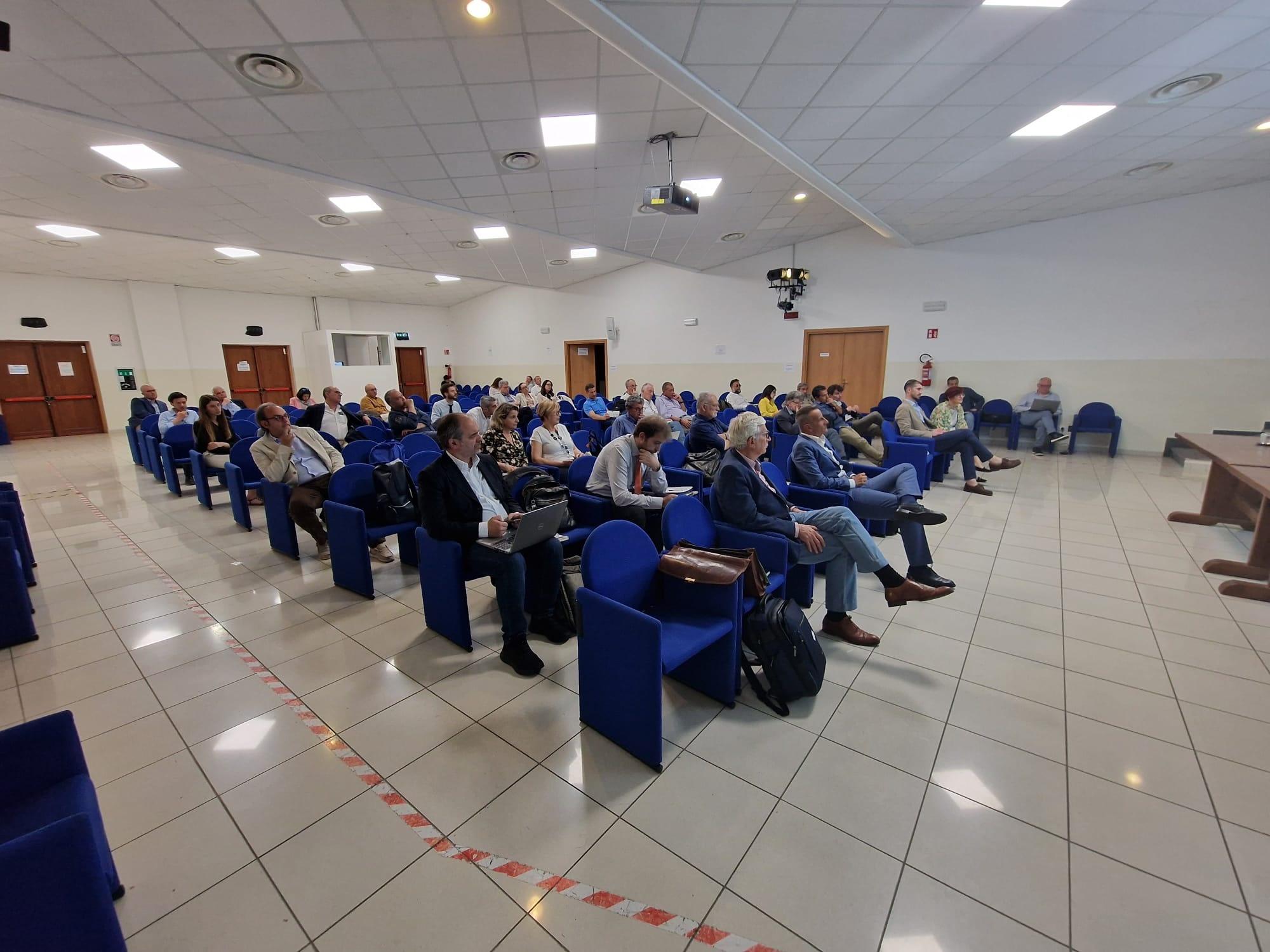 Un'immagine della sala dell'Auditorium di Malfa che ha ospitato la maggior parte degli eventi in programma