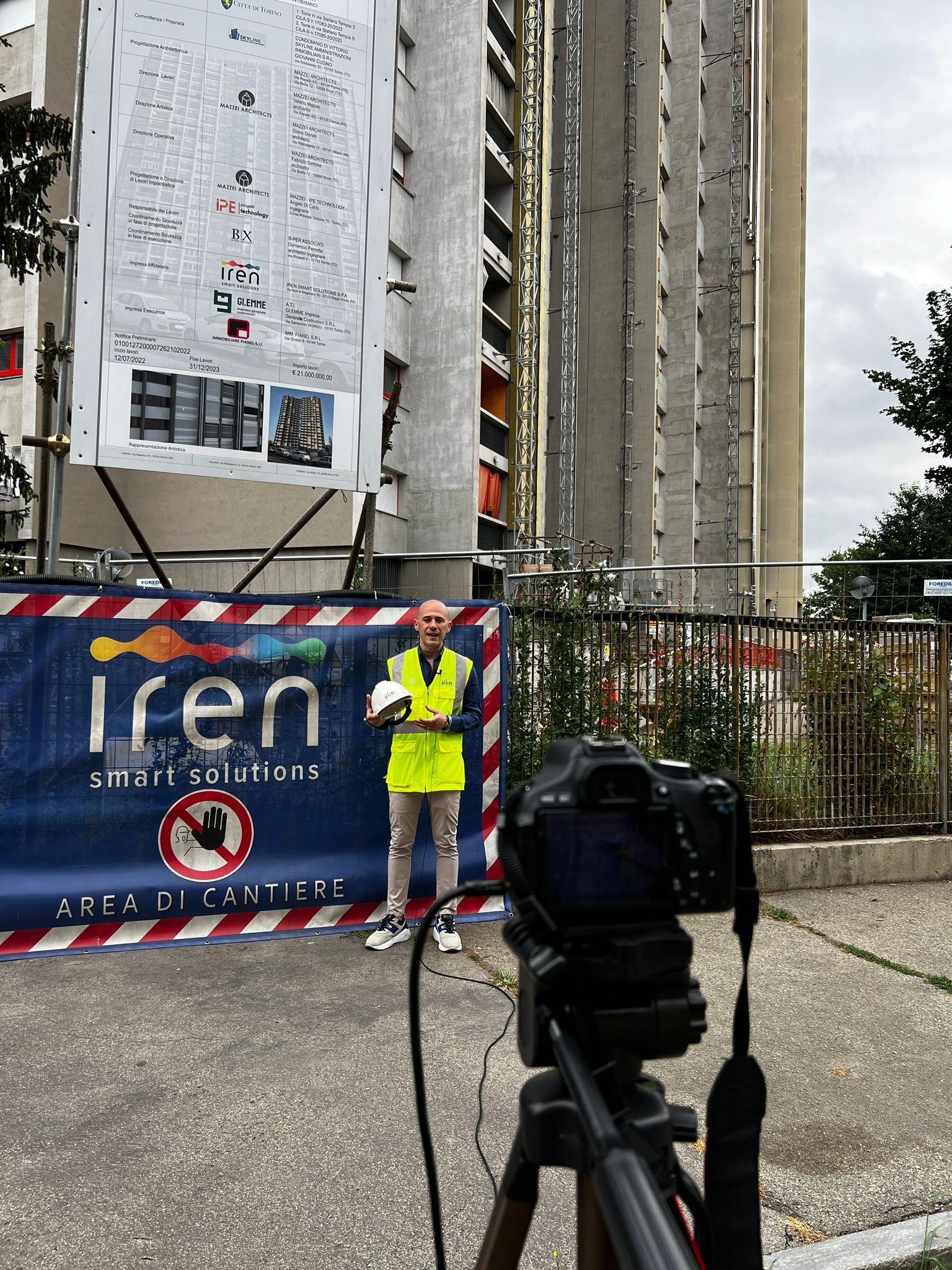 Cantiere delle Torri di Vittorio a Torino per Italia in Classe A