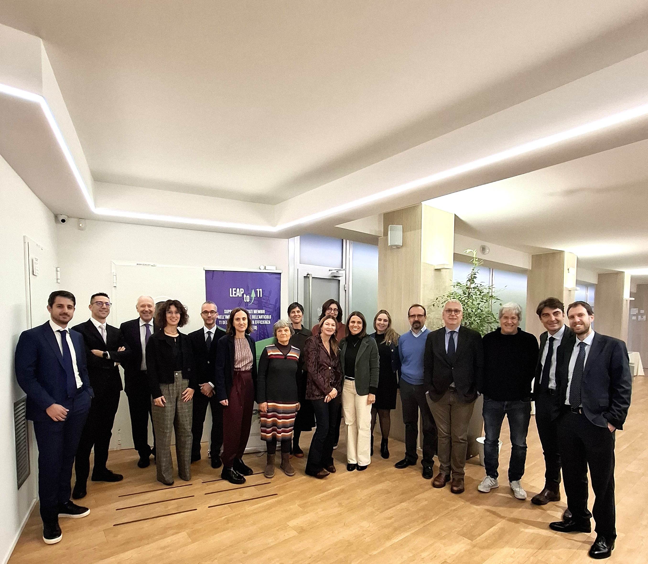 La foto di gruppo dei partecipanti al secondo incontro dell’Osservatorio Nazionale Italiano tenutosi a Milano presso la sede di Assolombarda