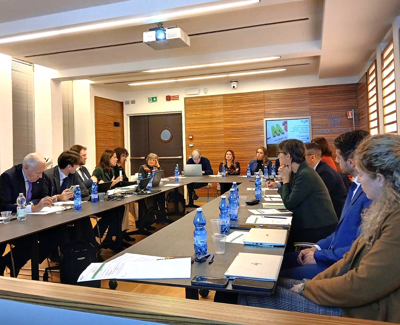 Un'immagine del secondo incontro dell’Osservatorio Nazionale Italiano tenutosi a Milano presso la sede di Assolombarda