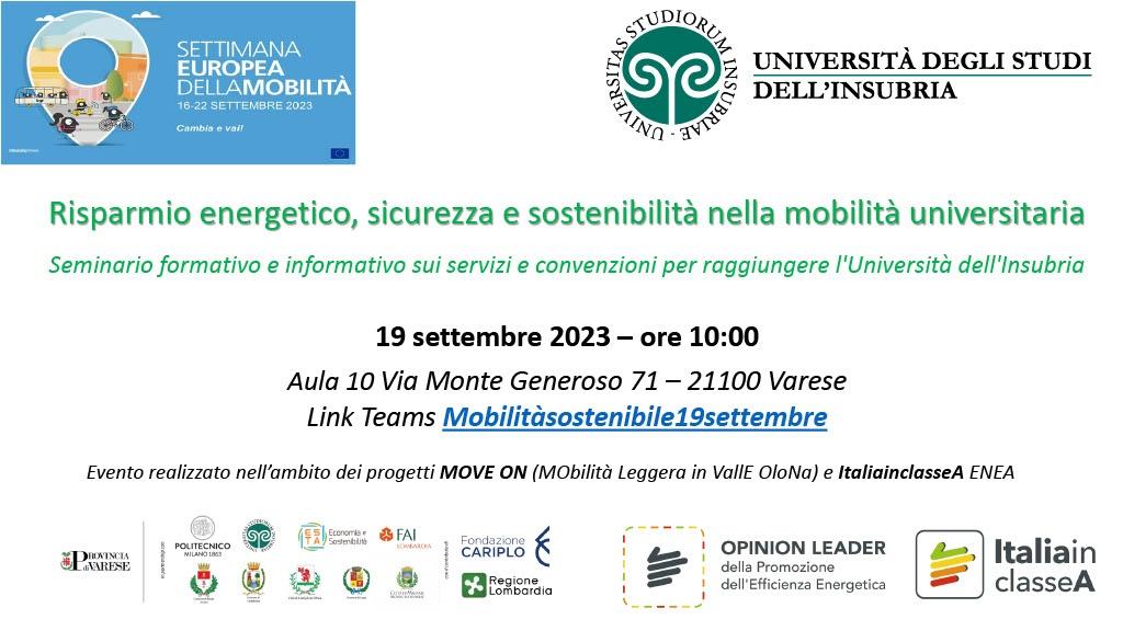 Locandina evento del 19 settembre