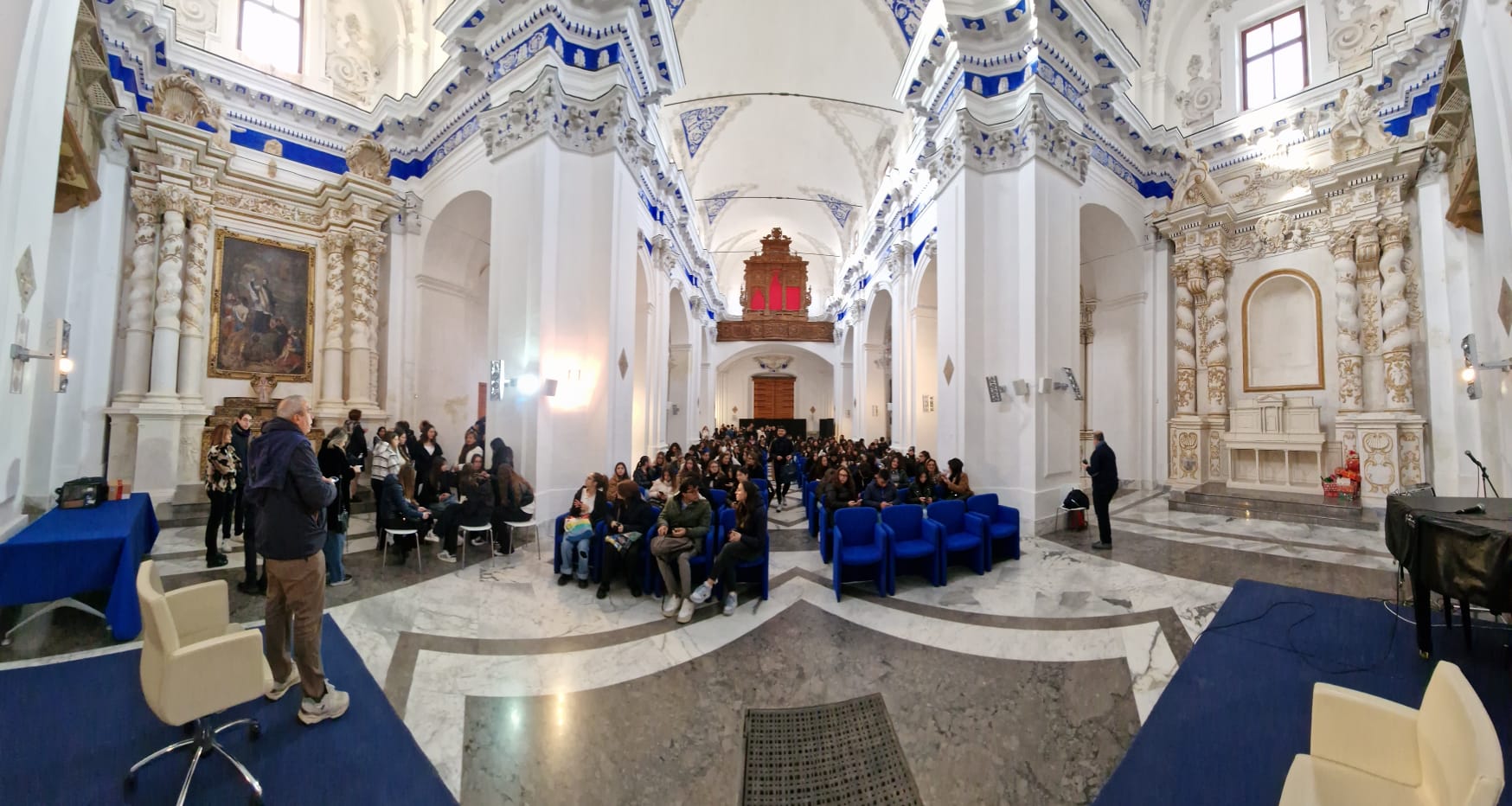 La platea degli Studenti presenti all'OPP FESTIVAL