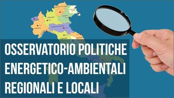 Osservatorio politiche energetico-ambientali regionali e locali