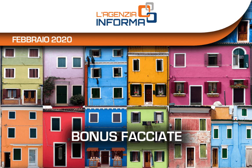 Bonus Facciate, disponibile on line la guida dell’Agenzia delle Entrate alla detrazione per gli interventi finalizzati al recupero o al restauro della facciata esterna degli edifici