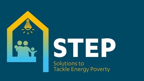logo del progetto STEP - Solutions to tackle energy poverty