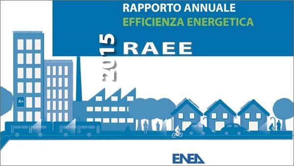 RAEE - Rapporto Annuale Efficienza Energetica 2015